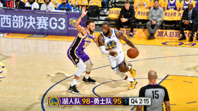 NBA季后赛湖人队对阵勇士队实时直播画面 - 西部决赛关键对决